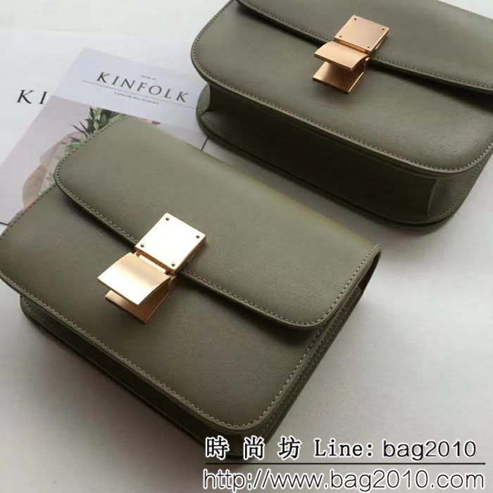 CELINE賽琳原單 2018爆款 細牙籤紋小牛皮豆腐包 SL1492
